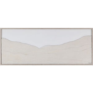 Bobier Beige/White Canvas Art