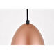 Neutra 1 Light 6 inch Honey Gold Pendant Ceiling Light