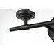 Ingrid 2 Light 15 inch Black Bath Sconce Wall Light