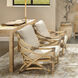 Dune Matte Grey and Natural Lounge Chair