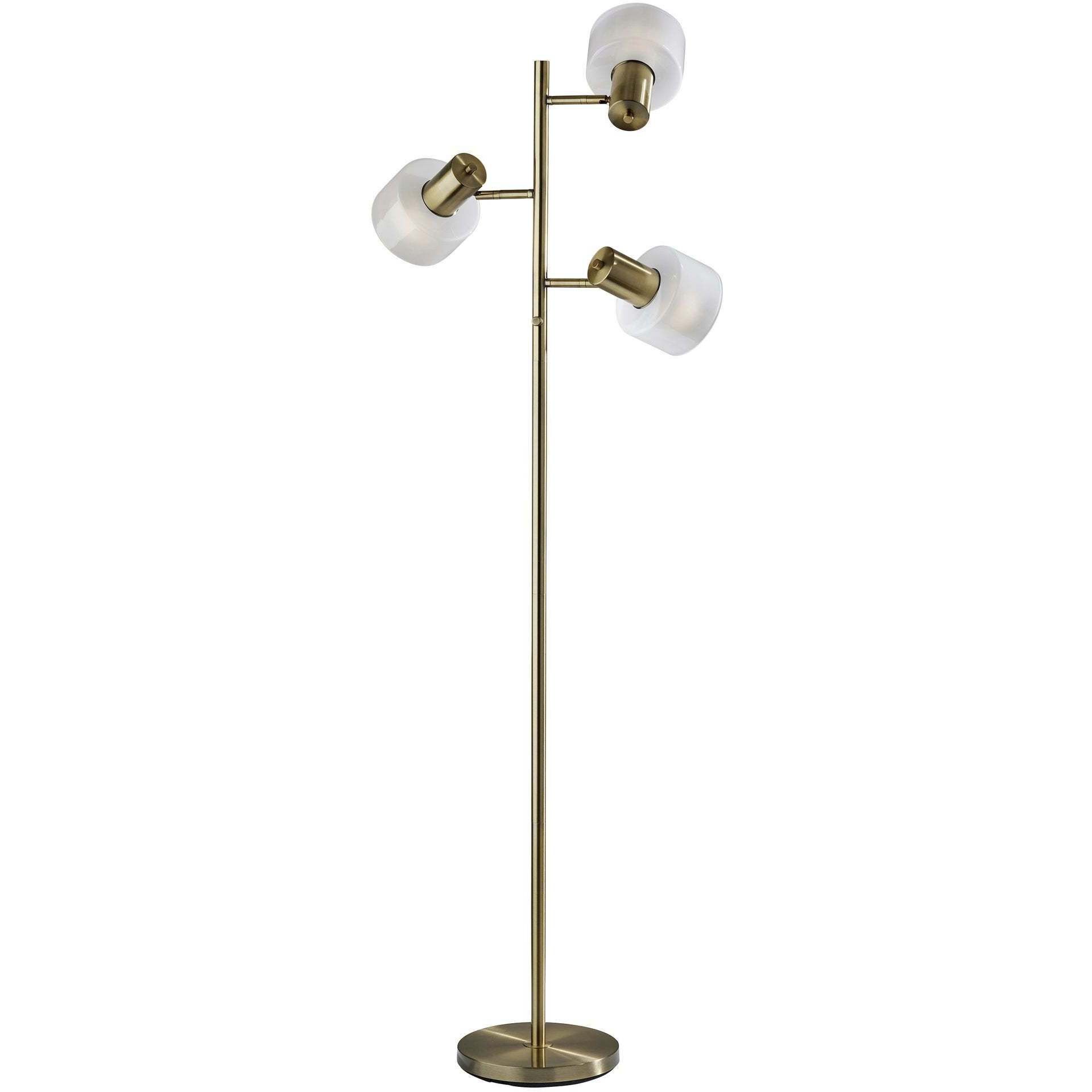 Rhodes 67.5 inch 40.00 watt Antique Brass Tree Floor Lamp Portable Light