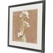 Wildflowers I, II & III White and Brown and Green and Rust Framed Art