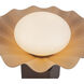 Furrow 9 inch 60 watt Peach Table Lamp Portable Light