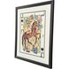 Range Rider Brown and Blue and Red Framed Art