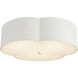 Alora Mood Adella 3 Light 14.13 inch Antique White Flush Mount Ceiling Light