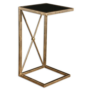 Zafina 25 X 13 inch Gold Side Table