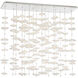 Barbara Barry Petaluma LED 60.25 inch Soft Silver Cascading Linear Chandelier Ceiling Light