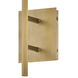 Fenwick 1 Light 5.25 inch Heritage Brass Interior Wall Mount Wall Light