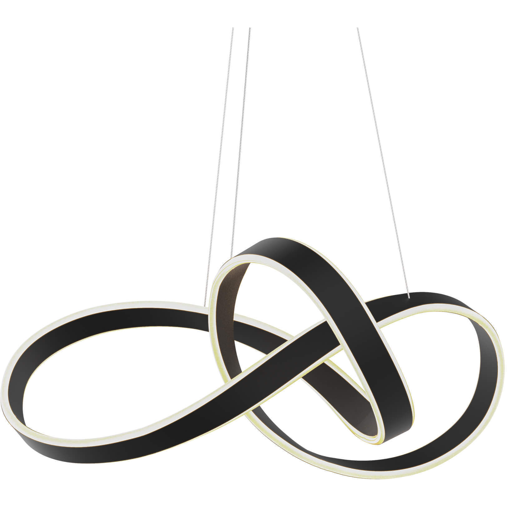 Twirl 1 Light 24 inch Black Pendant Ceiling Light