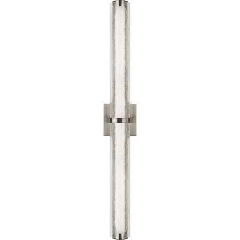 Sean Lavin Cutler LED 36 inch Satin Nickel Vanity Light Wall Light in Clear Crackle