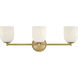 Ava Bath Vanity Light Wall Light in Cased Opal