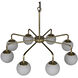 Larenta 8 Light 28 inch Antique Brass Chandelier Ceiling Light