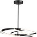 Equinox LED 26.3 inch Black Pendant Ceiling Light
