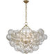 Julie Neill Talia 8 Light 33 inch Gild Chandelier Ceiling Light, Large