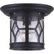 Madison 1 Light 8 inch Black Outdoor Downlight 