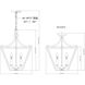 Montalcino 3 Light 16 inch Iron Ore Chandelier Ceiling Light
