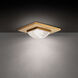 Beyond Promenade LED 9 inch Aged Brass Flush Mount Ceiling Light