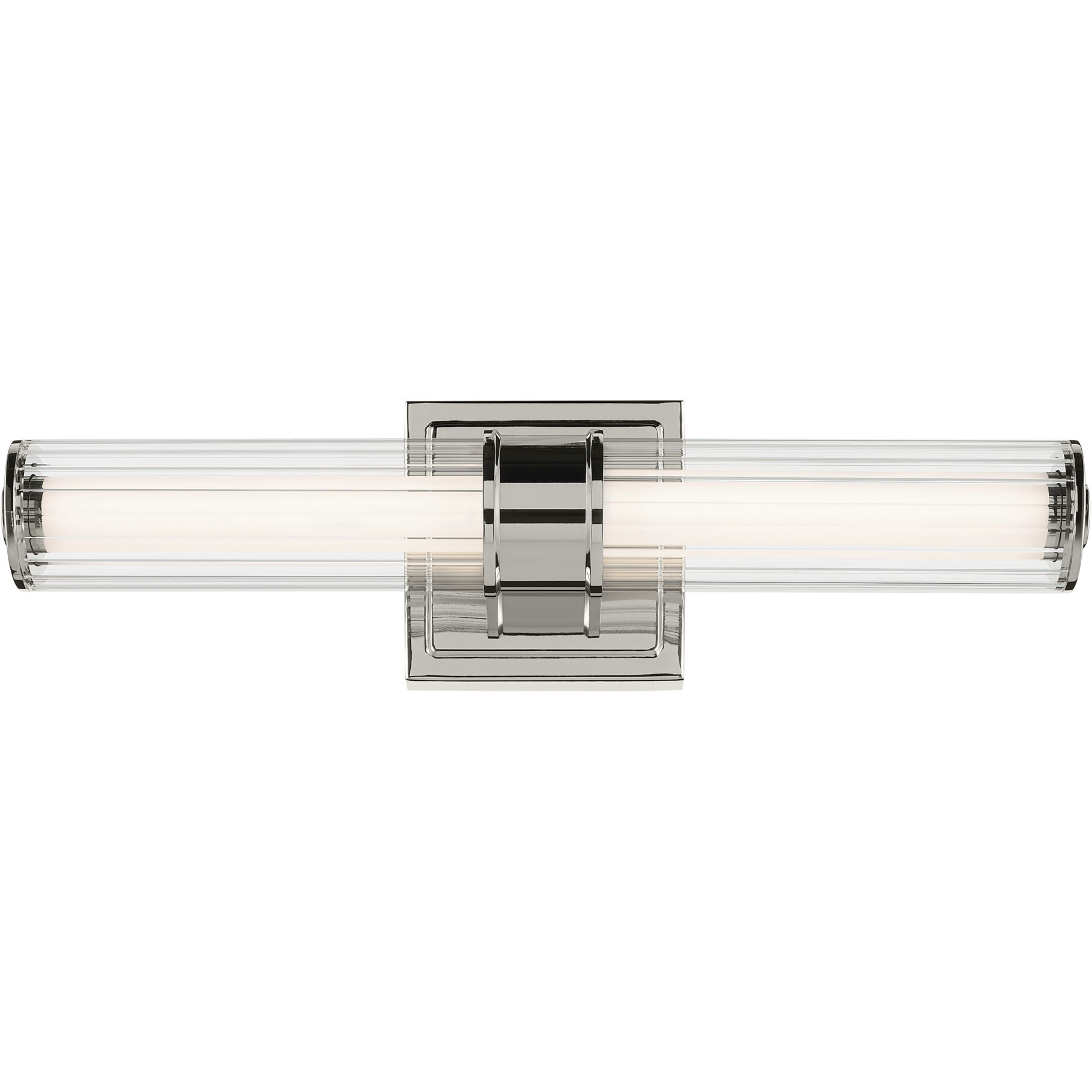 Laurene LED 18.5 inch Polished Nickel Linear Bath Bar Wall Light, Small