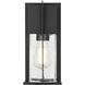 Janney 1 Light 11.5 inch Black Outdoor Wall Sconce
