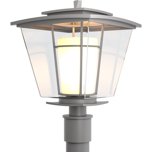 Beacon Hall 1 Light 18.1 inch Coastal Burnished Steel Outdoor Post Light
