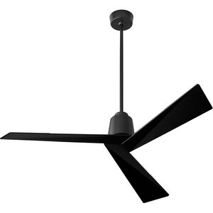 Dynamo 54 inch Black with Matte Black Blades Ceiling Fan