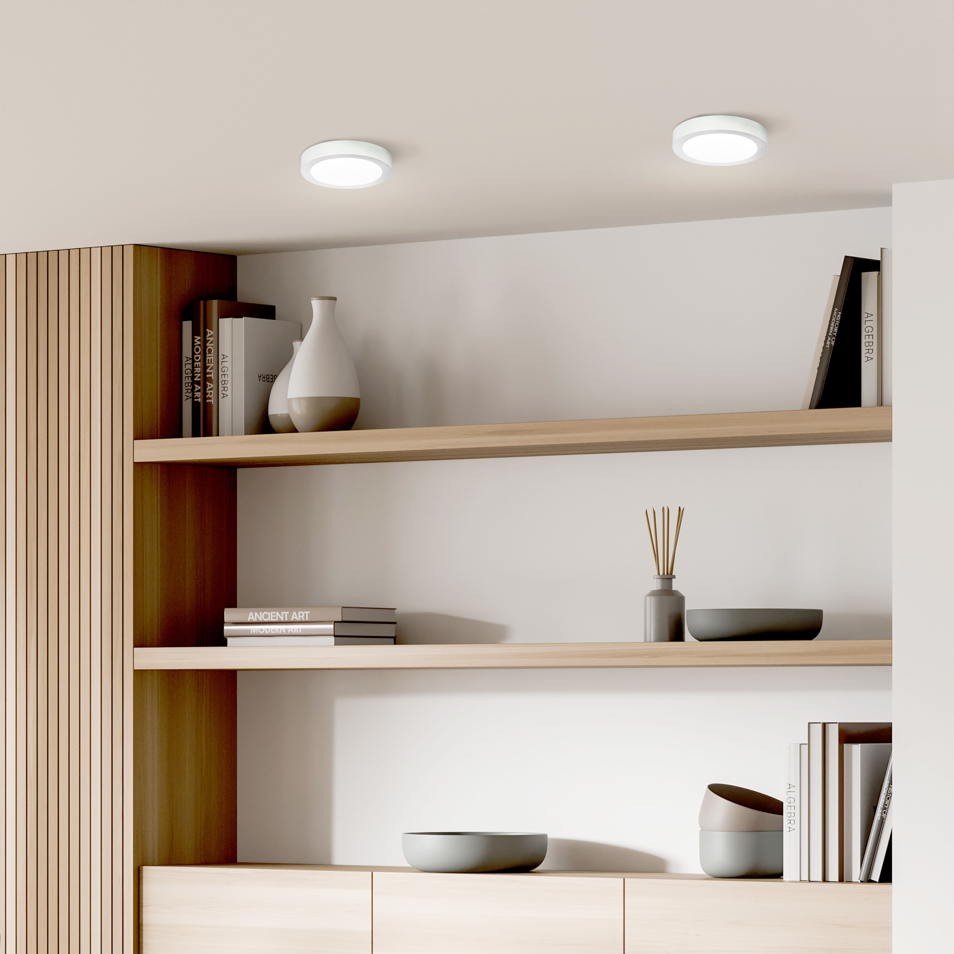 Madison LED 5.3 inch White Disc Light