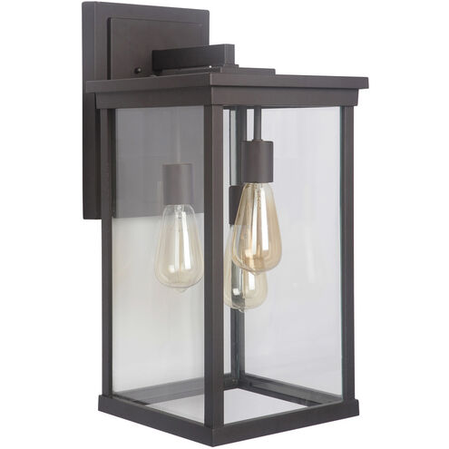 Riviera III 3 Light 21 inch Oiled Bronze Outdoor Outdoor Wall Mount, Extra Large