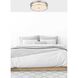 Kolson 20 inch Polished Nickel Flush Mount Ceiling Light