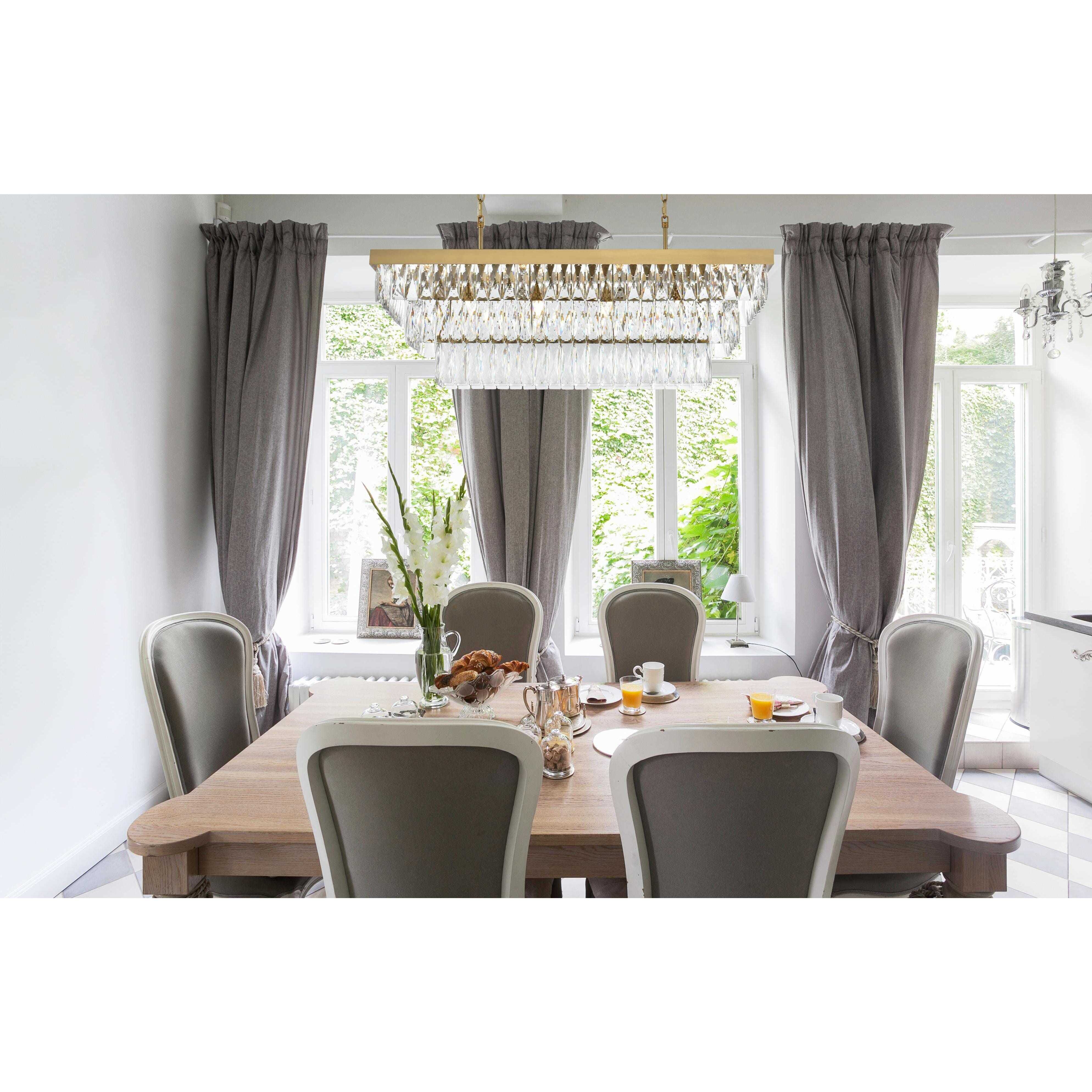 Josephine 12 Light 16 inch Satin Gold Chandelier Ceiling Light