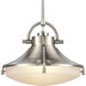 Urbanite 1 Light 13 inch Satin Nickel Pendant Ceiling Light