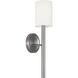Drew & Jonathan Egmont 1 Light 4.75 inch Brushed Nickel Tall Sconce Wall Light