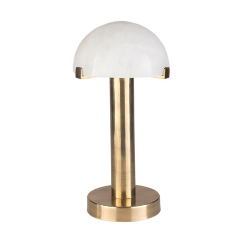 Corsica 15 inch 25 watt Brass and Brass Table Lamp Portable Light