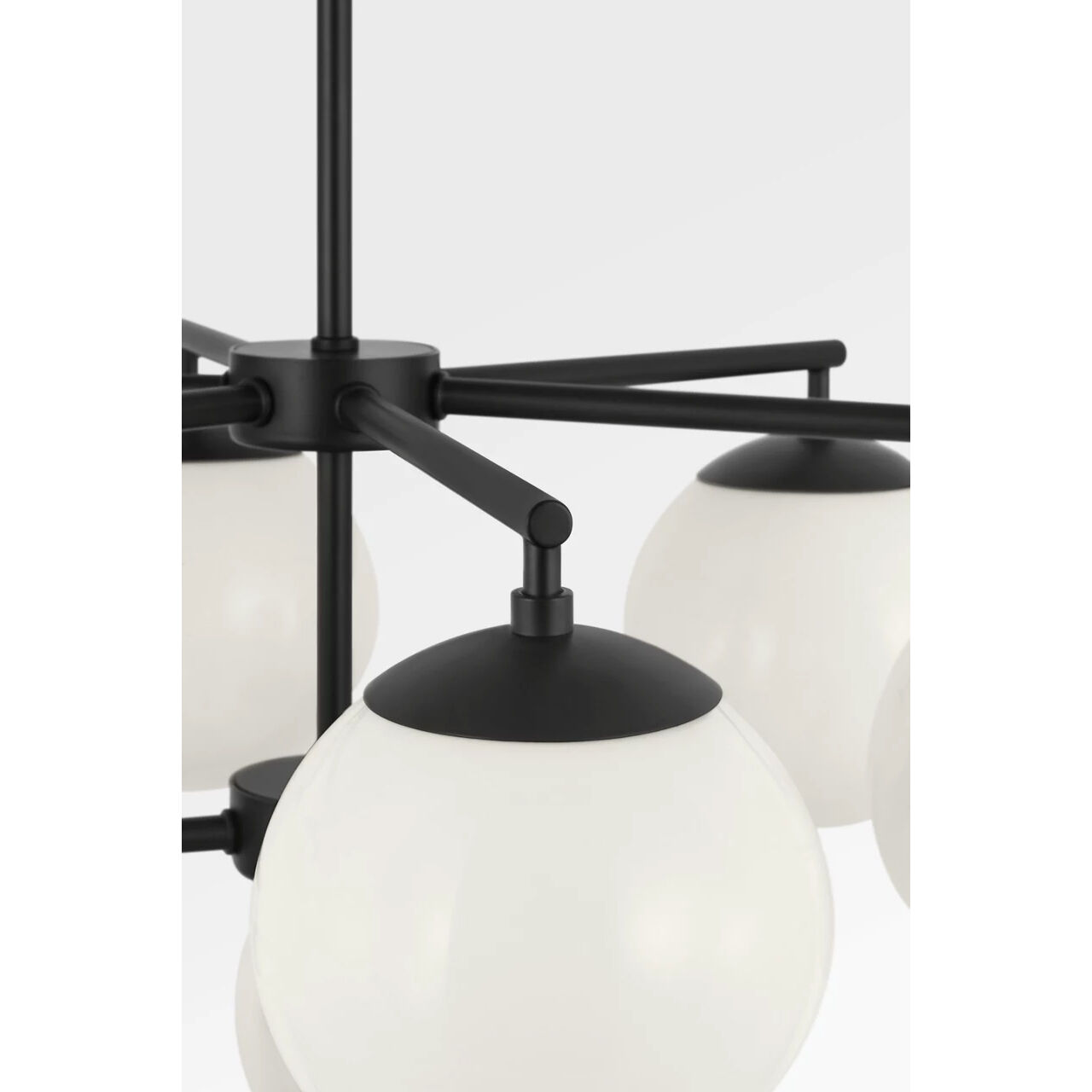 Nube 10 Light 26 inch Midnight Black Chandelier Ceiling Light in Standard
