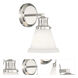 Alden Sconce Wall Light in Polished Nickel