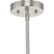 Haas 6 Light 33.5 inch Brushed Nickel Chandelier Ceiling Light, Design Series