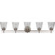 Neighborhood Drake 5 Light 42 inch Brushed Polished Nickel Vanity Light Wall Light, Neighborhood Collection