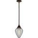 Nouveau 2 Geneseo 1 Light 7 inch Oil Rubbed Bronze Mini Pendant Ceiling Light