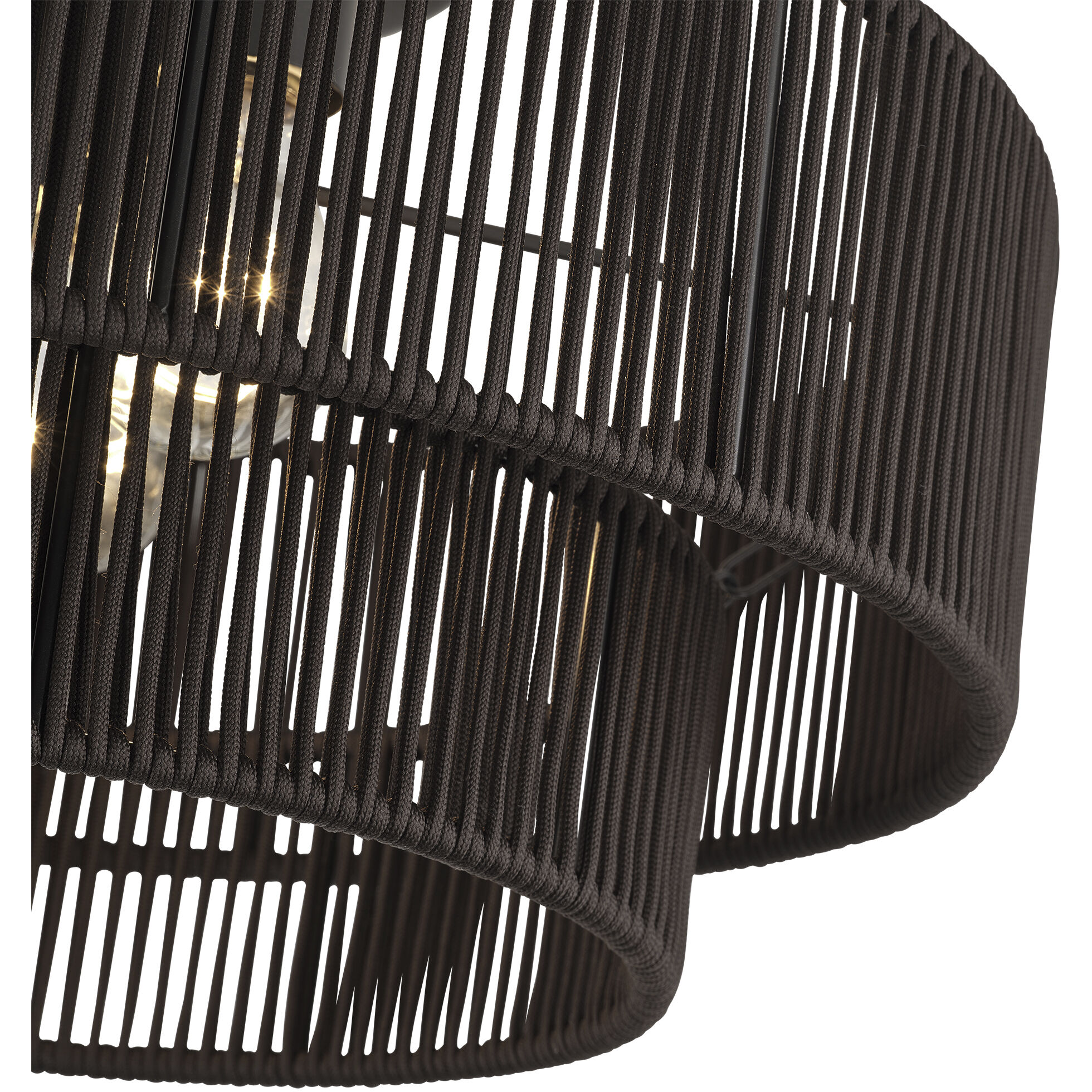 Acordia 4 Light 21 inch English Bronze Semi Flush Mount Ceiling Light, Extra Large