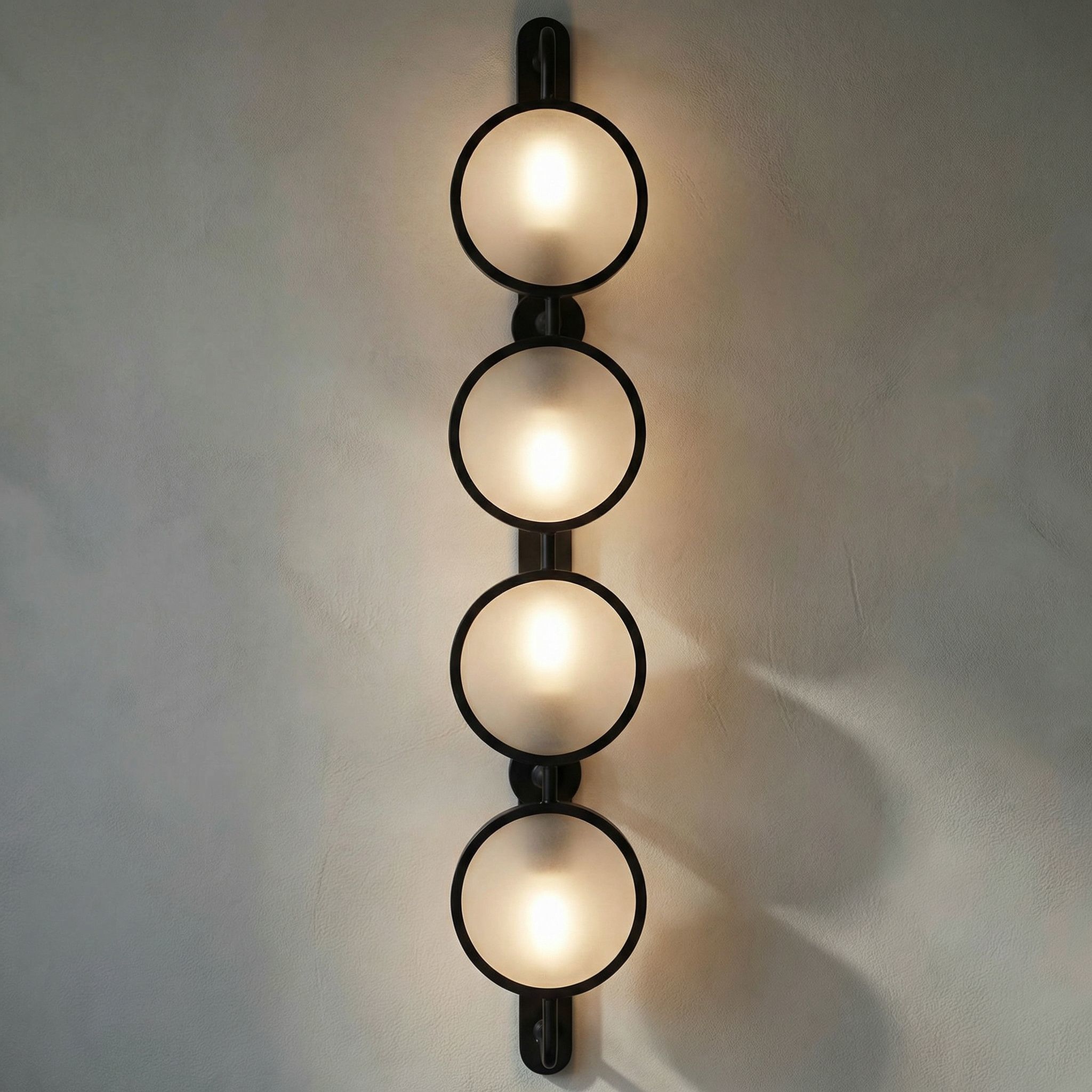 Ordo 4 Light 5.5 inch Matte Black Sconce Wall Light