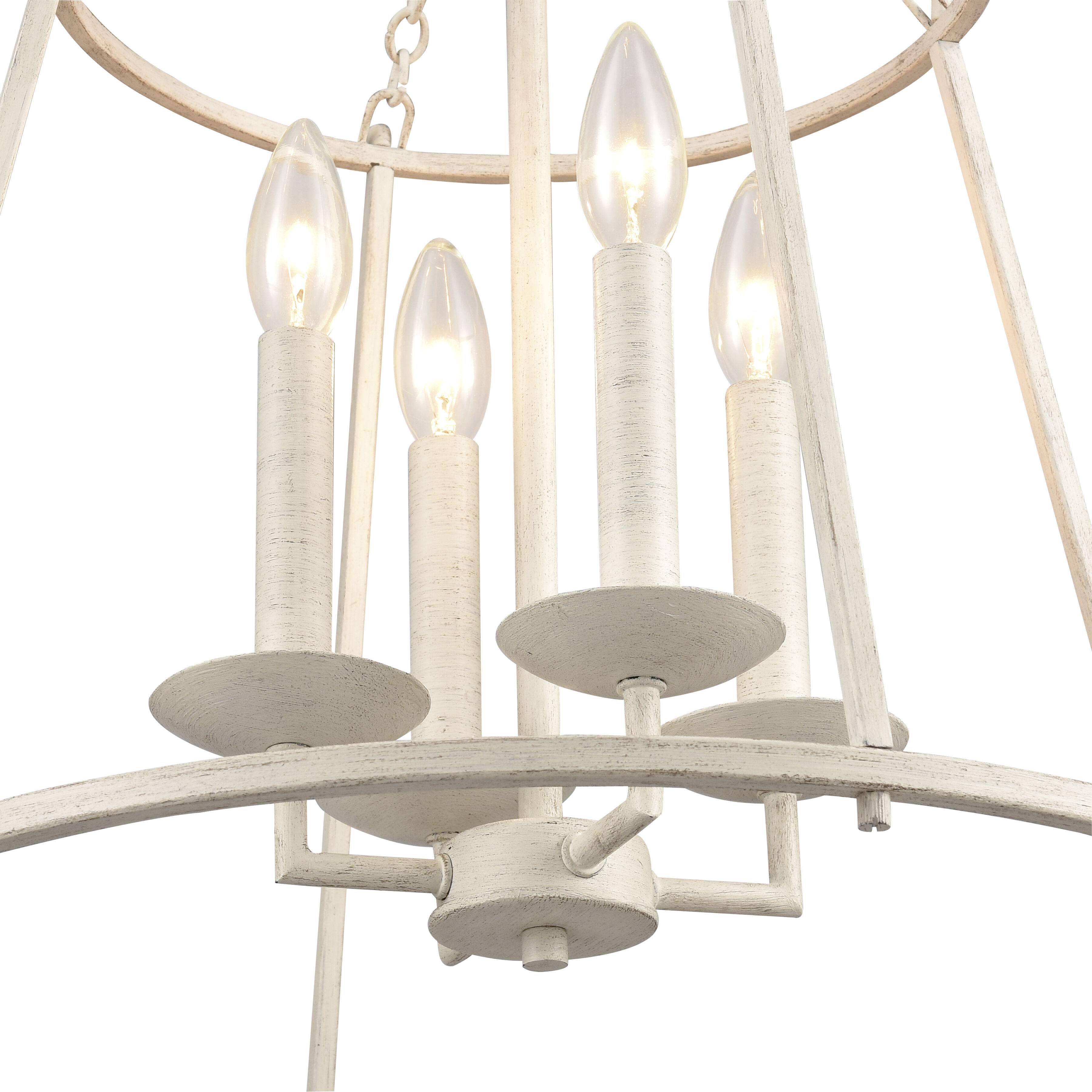 Joanie Pendant Ceiling Light in Antique White