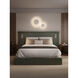 Halftone LED Matte White ADA Interior Wall Light
