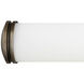 Remi LED 33 inch Champagne Bronze Vanity Light Wall Light, Vertical