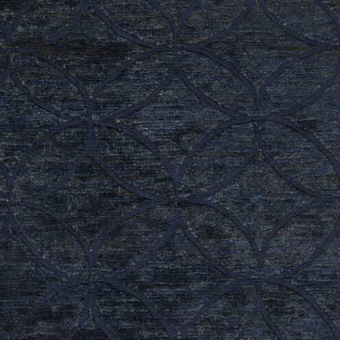 Papyrus 96 X 60 inch Dark Blue Handmade Rug