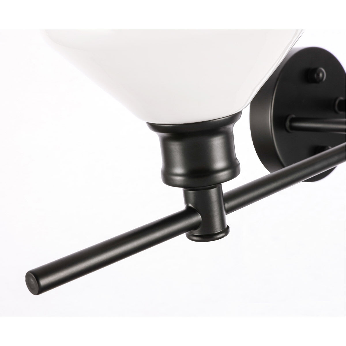 Gene 3 Light 28 inch Black Wall sconce Wall Light
