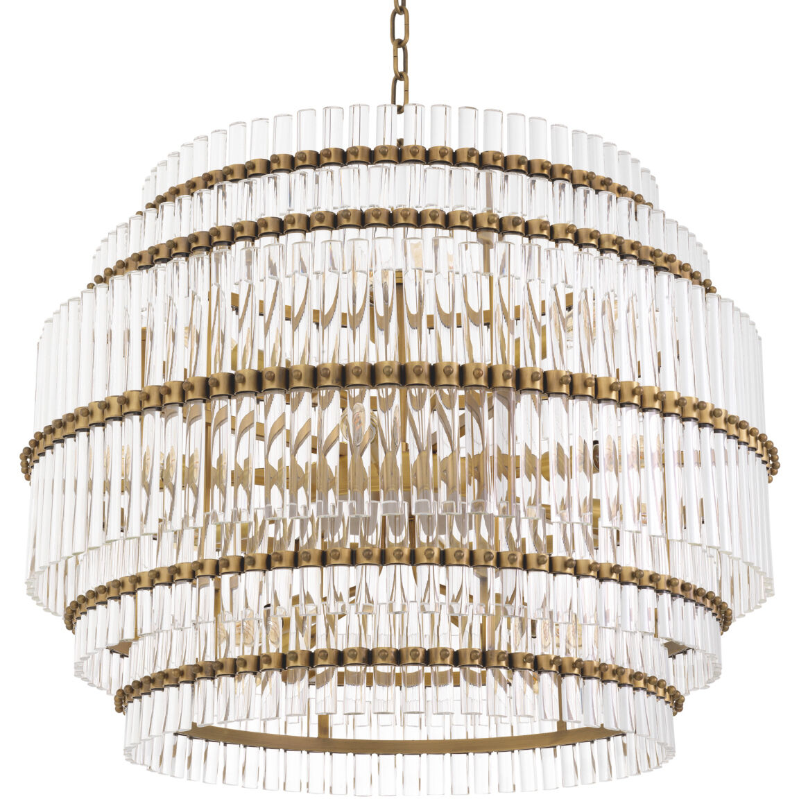 Scottsdale 14 Light 29.72 inch Antique Brass Chandelier Ceiling Light