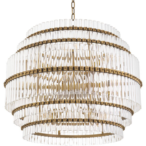 Scottsdale 14 Light 29.72 inch Antique Brass Chandelier Ceiling Light