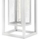 Coastal Elements Estate Series Republic 1 Light 27 inch Textured White Outdoor Wall Mount