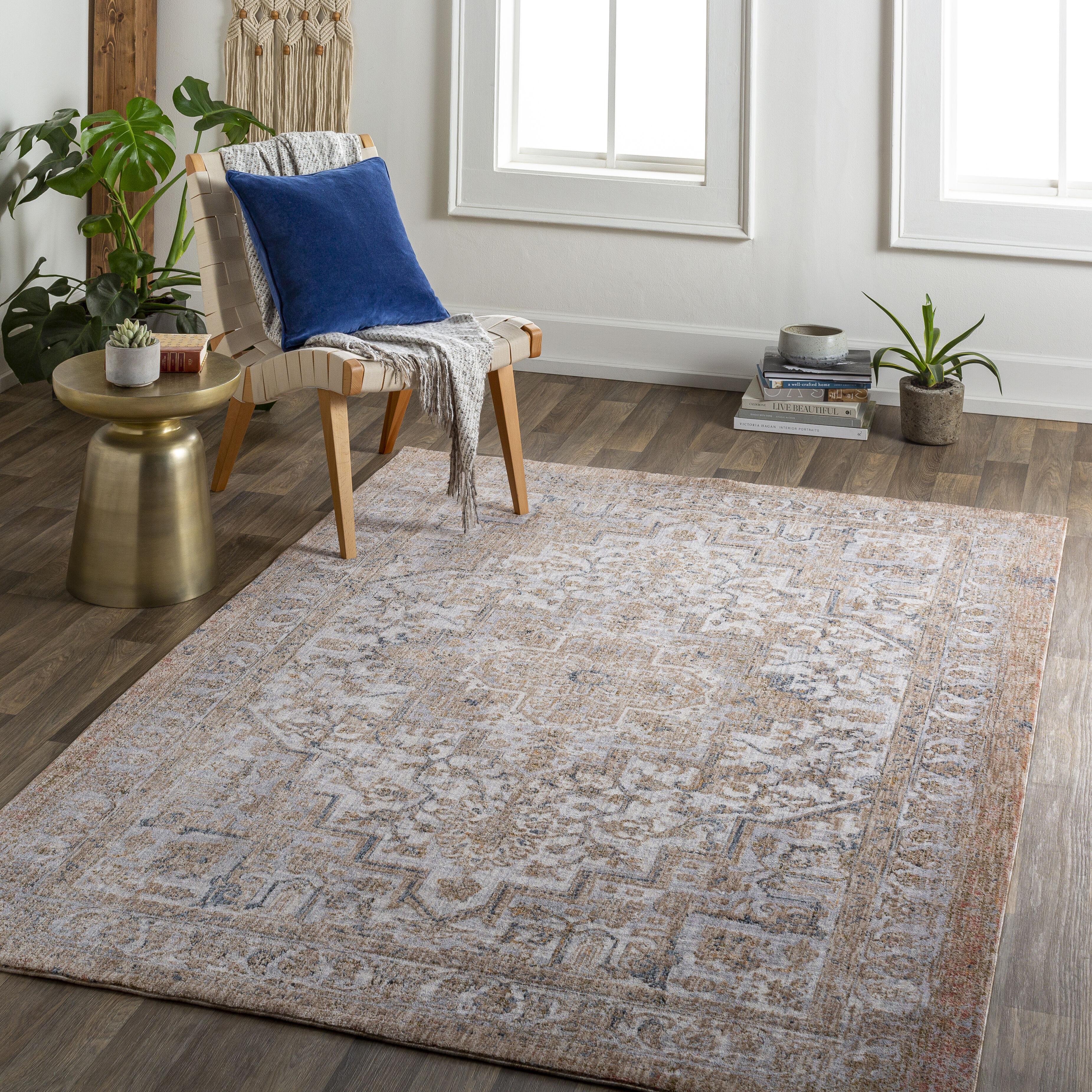 Merit 87 X 63 inch Light Grey Rug, Rectangle