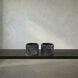 Syma 6 X 4 inch Decorative Candle Holder in Black, Set of 2