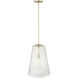 Saben 1 Light 14 inch Modern Gold Pendant Ceiling Light